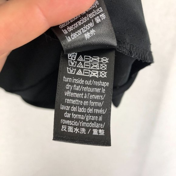 Victoria's Secret Sport Women's Size Small Black Silver Lightweight Hoodie - Picture 9 of 10